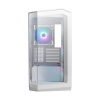 Корпус MSI MAG Pano M100R PZ White , Micro-ATX, 1xUSB 3.2 Gen 1, 1xUSB 3.2 Gen2 Type-C, 4x120mm ARGB Fan, ARGB+PWM Control Board, TG, WHITE