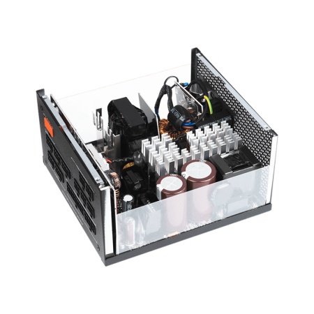 Блок питания ПК/ PCCooler, 850W 80+ Gold (ATX, 3.1, , Full modular, 1x24(20+4)pin 610mm, 2xCPU 8(4+4)pin 700mm,  2xPCIe*2 8(6+2)pin 750mm, 1x12V(2x6) 12+4pin 500mm, 2xSATA*3+MOLEX4pin*1 450+120+120+150mm , Active, 135x135mm, 160x150x86mm, APFC, OVP,UVP,OC