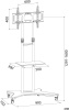 Стойка для телевизора Cactus CS-ST31 черный 37"-75" макс.81.6кг напольный мобильный