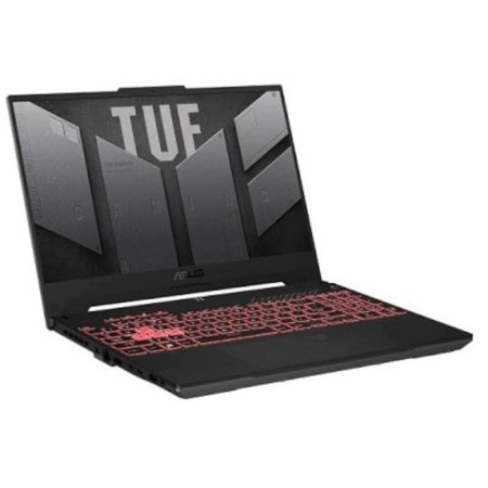 Ноутбук/ ASUS TUF F15 FX507ZC4-HN143 15.6"(1920x1080 (матовый, 144Hz) IPS)/Intel Core i5 12500H(2.5Ghz)/16384Mb/512PCISSDGb/noDVD/Ext:nVidia GeForce RTX3050(4096Mb)/Cam/BT/WiFi/56WHr/war 1y/2.2kg/Mecha Gray/DOS