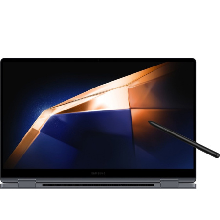 Ноутбук/ Samsung Galaxy Book4 360 15""(1920x1080 AMOLED)/Touch/Intel Core 7 150U(1.8Ghz)/16384Mb/512PCISSDGb/noDVD/Int:Intel® Graphics/Cam/BT/WiFi/68WHr/war 1y/1.16kg/Gray/Win11Home + Eng kbd 3 pin