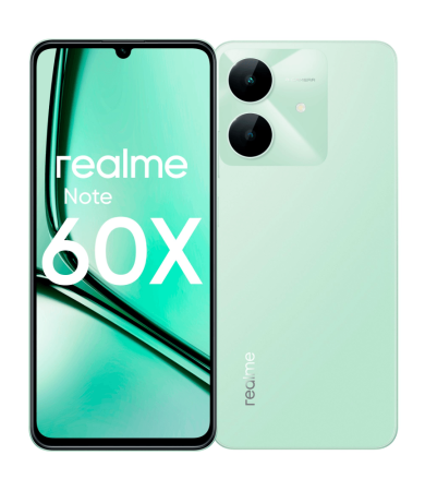 СМАРТФОН REALME RMX3938 (realme Note 60X) 3+64 ГБ ЦВЕТ: ЗЕЛЕНЫЙ (GREEN)