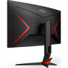 Монитор 27" AOC  C27G2Z3 Black-Red  (VA, изогнутый, 1920x1080, 280Hz, 0.5 ms, 178°/178°, 300 cd/m, 80M:1, +2xHDMI 2.0, +DisplayPort 1.2, +4xUSB 3.2, +регулировка по высоте)