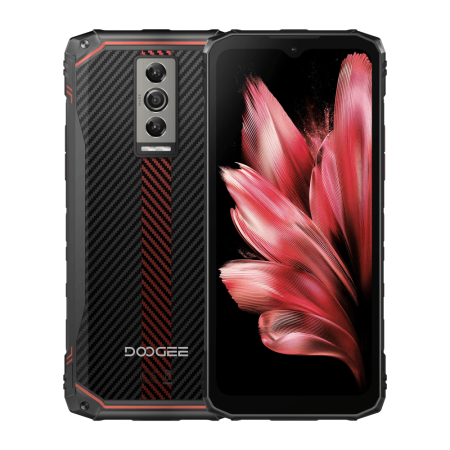 Doogee Blade10 Kevlar Red, 6.56" 720 x 1612 пикселей, 1.6GHz, 8 Core, 4GB RAM, 128GB, up to 2TB flash, 16Mpix/8Mpix, 2 Sim, 2G, 3G, LTE, BT v5.0, Wi-Fi, NFC, GPS, Type-C, 5150 мА·ч, Android 14, 240г., 172,7 ммx80 ммx10,7 мм