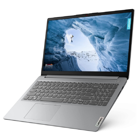 Ноутбук Lenovo IdeaPad 1 15IAU7 Core i3 1215U 8Gb SSD512Gb Intel UHD Graphics 15.6" TN FHD (1920x1080) без ОС grey WiFi BT Cam (82QD00EJUE)