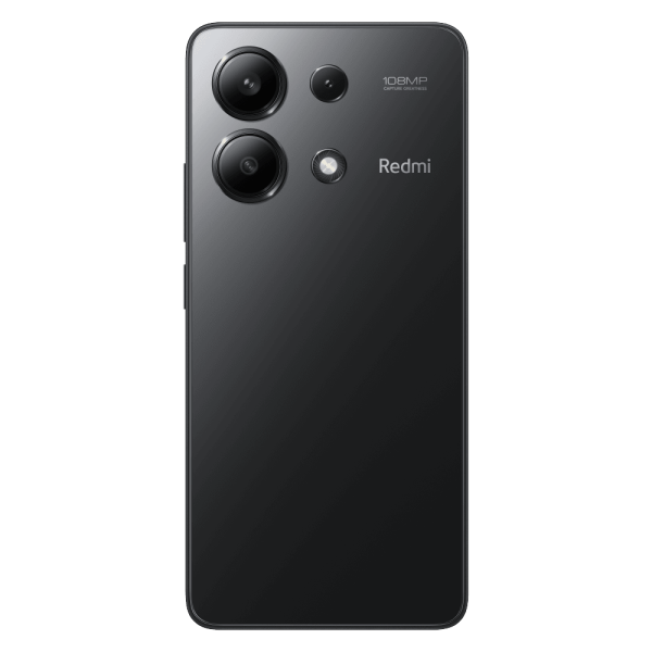 Redmi Note 13 Midnight Black (23124RA7EO), 16,9 cm (6.67") 20:9 2400 x 1080, 4 x 2.8 ГГц + 4 x 1.9 ГГц, 8 Core, 8 GB, 128 GB, 108 МП+ 8 МП + 2 МП/16Mpix, 2 Sim, BL v5.1, Wi-Fi, NFC, GPS / A-GPS, ГЛОНАСС, Galileo, Beidou, Type C (USB OTG), 5000 mAh, 188g,