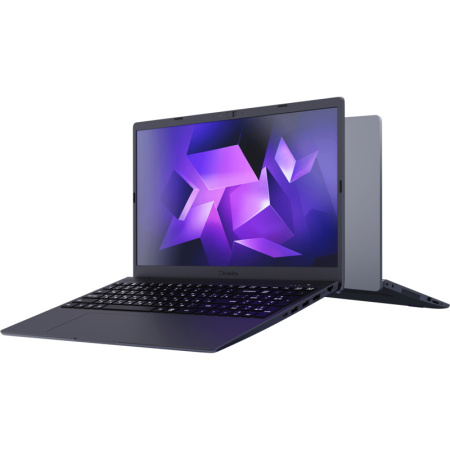 Ноутбук/ Ноутбук KVADRA NAU LE15T 15.6"(1920x1080 IPS)/Intel Core i3 1215U(1.2Ghz)/8192Mb/256SSDGb/noDVD/Int:Intel UHD Graphics/Cam/BT/WiFi/55WHr/war 1y/1.75kg/графит/noOS