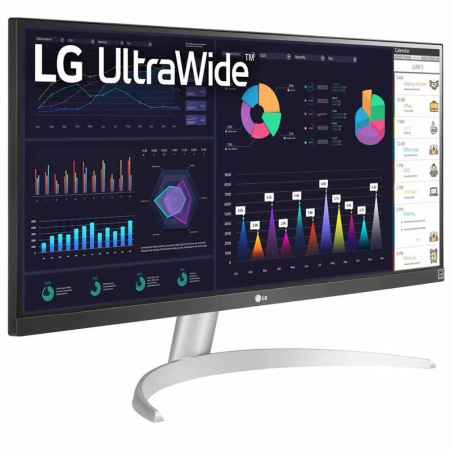 Монитор LG 29" LG 29WQ600-W White-Black (IPS, 2560x1080, HDMI+DP+Type C, 5 ms, 178°/178°, 250 cd/m, 1000:1, 100Hz, MM)