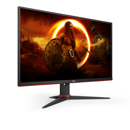 Монитор AOC 27" 27G2SPAE Black-Red (IPS, 1920x1080, D-Sub+HDMI+HDMI+DP, 1 ms, 178°/178°, 250 cd/m, 1000:1, 165Hz, MM)