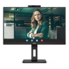 Монитор AOC 23.8" 24P3QW Black (IPS, 1920x1080, 2xHDMI+DP, USB Hub, 4 ms, 178°/178°, 300 cd/m, 50M:1 (1000:1), 75Hz, MM, Camera, Pivot)