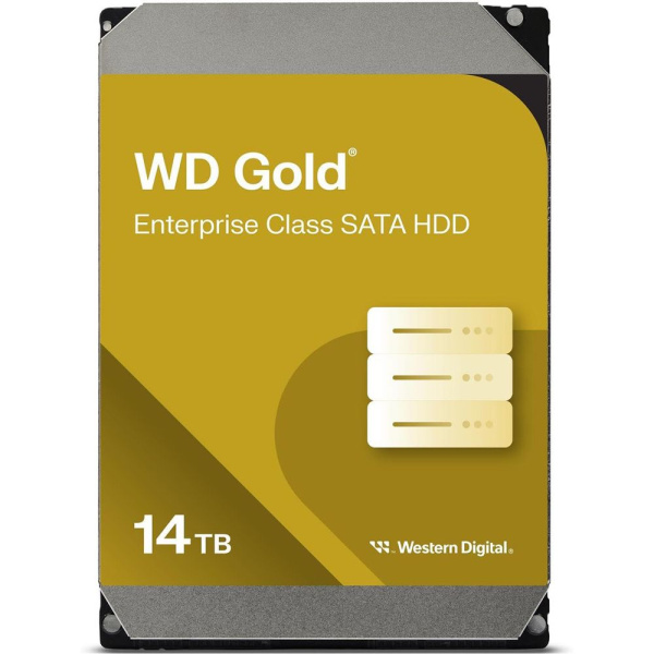 Жесткий диск Western Digital Gold WD141KRYZ 14TB SATA3, Cache 256MB, 7200 rpm
