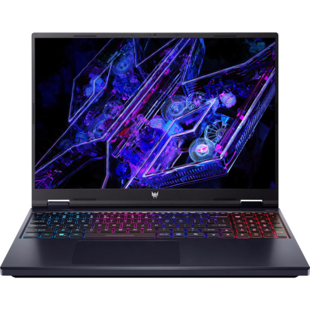 Ноутбук/ ACER Predator Helios Neo 16 PHN16-72-713V 16"(2560x1600 (матовый) IPS)/Intel Core i7 14700HX(2.1Ghz)/16384Mb/1024PCISSDGb/noDVD/Ext:nVidia GeForce RTX4050(6144Mb)/Cam/BT/WiFi/65WHr/war 1y/2.4kg/Black/Win11Home