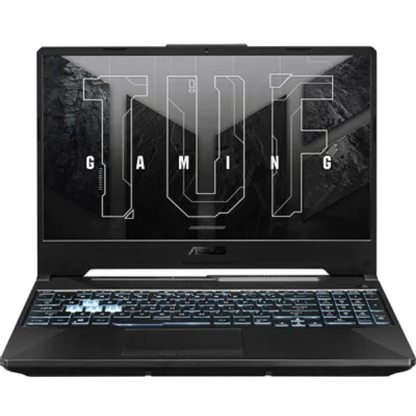Ноутбук/ ASUS TUF A15 FA506NF-HN042 15.6"(1920x1080 (матовый, 144Hz) IPS)/AMD Ryzen 5 7535HS(3.3Ghz)/8192Mb/512PCISSDGb/noDVD/Ext:nVidia GeForce RTX2050(4096Mb)/Cam/BT/WiFi/48WHr/war 1y/2.3kg/Graphite Black/DOS