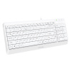 Клавиатура + мышь A4Tech Fstyler F1512 клав:белый мышь:белый USB (F1512 WHITE)