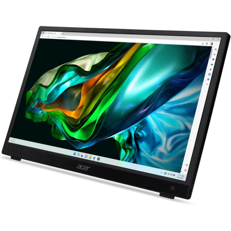 Монитор/ ACER PM181QAbmiux 17,3'', ZeroFrame, UltraThin Black, 16:9, IPS, 1920x1080, 7ms, 250cd, 60Hz, 1xMiniHDMI + 1xType-C(15W) + SPK + Audio Out, Speakers 0.5Wx2,