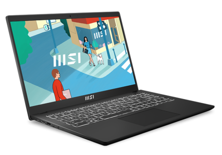 Modern 15H Core i7-13700H 15.6" FHD (1920*1080), 60Hz IPS DDR4 16GB*1 Iris Xe Graphics 512GB SSD 3cell (53.8Whr) 1.9kg Single backlight (White)Win11 Pro,1y Black KB Eng/Rus