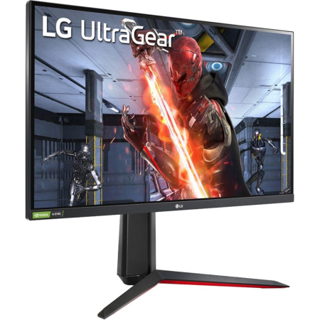Монитор LG LCD 27GN650-B/ LG UltraGear 27GN650-B 27" IPS monitor, 1920x1080, 350cd/m2, 16:9, 1мс (GtG), HDMIx2, DP, Audio out, 144Hz, 178/178, внешний БП, HAS, G-Sync, HDR 10, VESA (100x100 мм)