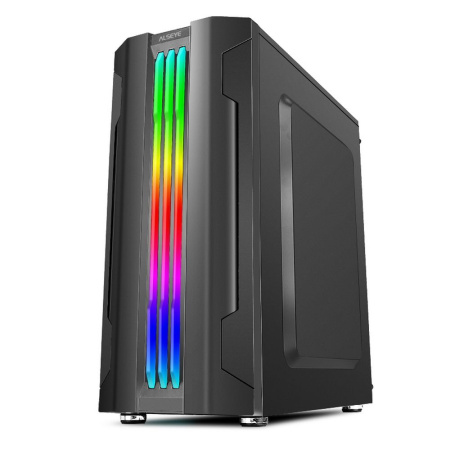 Корпус ALSEYE Auro 3.0-B Mini-ITX/Micro ATX/ATX, USB2.0*2+HD Audio+USB3.0*1, «H.D.D.(3.5»)*2pcs+S.S.D(2.5»)*2pcs, 354*185*413mm»