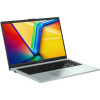 Ноутбук/ ASUS E1504FA-L1528 15.6"(1920x1080 OLED)/AMD Ryzen 5 7520U(2.8Ghz)/16384Mb/512PCISSDGb/noDVD/Int:AMD Radeon/Cam/BT/WiFi/50WHr/war 1y/1.63kg/Green Grey/DOS