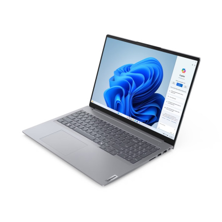Ноутбук/ Lenovo ThinkBook 16-IML 16.0" WUXGA 300nits, U5-125U ,16GB DDR5, 512GB SSD M.2 2242 NVMe G4,I ntegrated, FHD Cam, Wi-fi AX 2x2-6E+BT,Y-FPR, 3 Cell 45Whr, 65W USB-C 3PIN-UK,BKLT KB US-ENG, No OS, 1Y