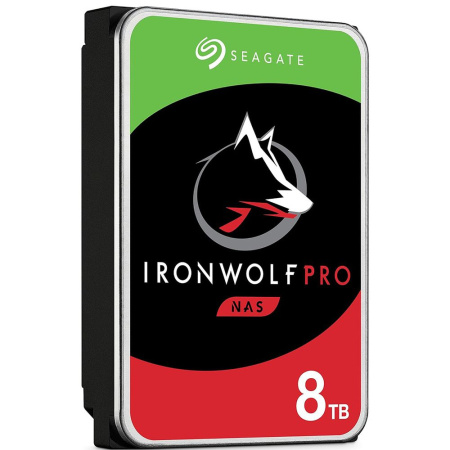 Жесткий диск Seagate 3.5" 8TB IronWolf Pro ST8000NT001 SATA 6Gb/s, 7200rpm, 256MB