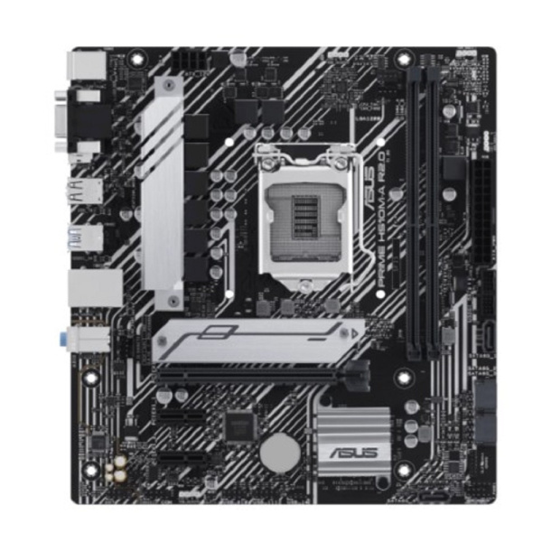 ASUS PRIME H510M-A R2.0 (Socket 1200, mATX, 2xDDR4(64GB), VGA/HDMI 2.1/DP, 1xPCIe 4.0x16/2xPCIe 3.0, 1xLAN, 4xSATA 6Gb/s, 1xM.2, 4xUSB 3.2, 2xUSB 2.0, 2xPS/2)