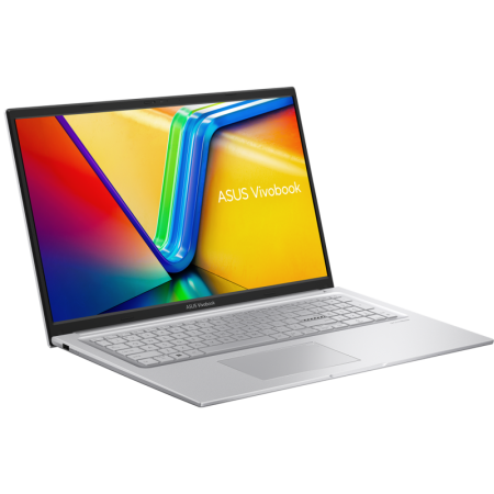 Ноутбук/ ASUS X1704VA-AU397 17.3"(1920x1080 (матовый) IPS)/Intel Core i5 1335U(1.3Ghz)/16384Mb/1024PCISSDGb/noDVD/Int:Intel Iris Xe Graphics/Cam/BT/WiFi/50WHr/war 1y/2.1kg/Cool Silver/DOS