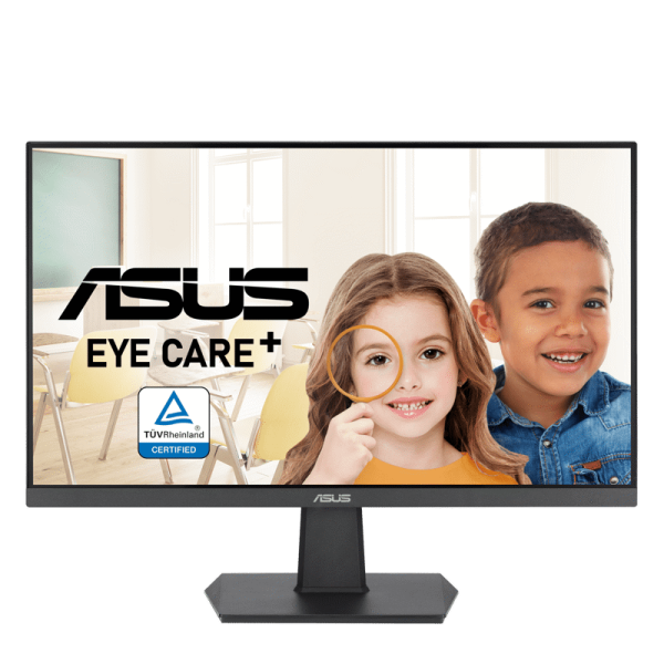 Монитор LCD 23.8" VA24EHF/ ASUS VA24EHF 23.8" WLED IPS monitor, 16:9, 1920x1080, 1ms MPRT, 250 cd/m2, HDMIx1, 100Hz, Flicker free, VESA 100x100 mm, HDMI cable, T, Frameless, black