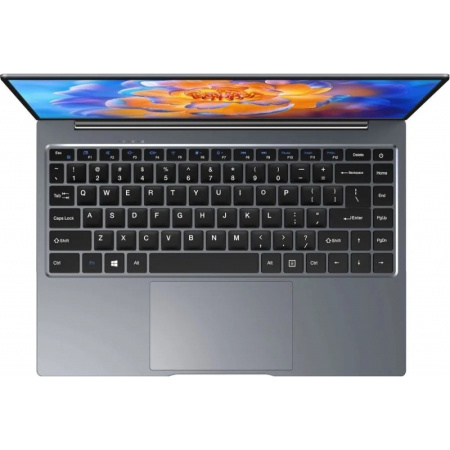 Ноутбук/ CHUWI CoreBook X 14"(2160x1440 IPS)/Intel Core i5 12450H(2Ghz)/16384Mb/512SSDGb/noDVD/Int:Intel UHD Graphics/Cam/BT/WiFi/46WHr/war 1y/1.4kg/Iron Grey/Win11Home + подсв.клав, мет.корп, мышь