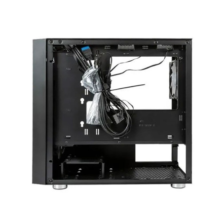 Корпус Eurocase M07 mATX 3ARGB черный без БП закаленное стекло USB 3.0
