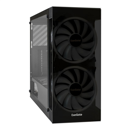 Корпус Exegate Miditower i3 MATRIX (ATX, без БП, 2USB+USB3.0, HD аудио, 2x18см RGB, опции+) (126916)
