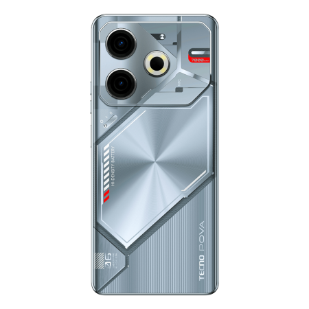 LI6 POVA 6 Neo 256+8 Starry Silver, 6.78" Asahi Glass, 20:9, 2460 x 1080 Mpix, 2.2GHz, 8 Core, 8GB RAM, 256GB, up to 1TB flash, 50Мп+AI/8Мп, 2 Sim, 4G, BT v5.3, WiFi 802.11 b/g/n, GPS/AGPS, GLONASS, NFC, Type-C, 7000mAh, Android 14, 225g, 168,61 ммx76.61