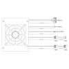блок питания 300 Ватт/ Блок питания FOXCONN 300W SFX PSU, APFC, 80FAN, 3xSATA, 1x4PIN, 1x6PIN PCI-E, 24+4