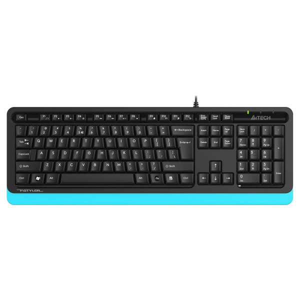 Клавиатура A4Tech Fstyler FKS10 черный/синий USB [1530196]