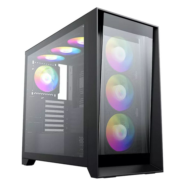 Корпус ACD Lagrange black with 4 pcs ARGB fan (PWM+5V 3PIN) +FAN HUB