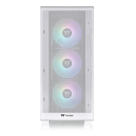 Корпус Thermaltake S250 TG ARGB Mid Tower Chassis (CA-1Y6-00M1WN-00) Snow White/Win1 SPCC/Tempered Glass* 1/CT120 ARGB White Fan*4/Brown Box