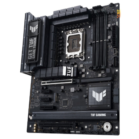 ASUS TUF GAMING Z890-PLUS WIFI (Socket 1851, ATX,  4xDDR5(192GB), DP/HDMI, 1xPCIe 5.0x16/1xPCIe 4.0x16/1xPCIe 4.0x4, 2xPCIe 4.0x1, 1xLAN (2.5GbE), Wi-Fi, 4xSATA 6Gb/s, 4xM.2,1xType-C, 6xUSB 3)