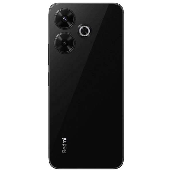 Redmi 13 Midnight Black (24040RN64Y), 17,25 см (6.79") 20:9 2400 x 1080, 2.2GHz+1.8GHz, 8 Core, 6 GB, 128 GB, 108 МП + 2 МП/13Mpix, 2 Sim, 2G, 3G, LTE, BT v5.0, Wi-Fi, NFC, GPS / A-GPS, ГЛОНАСС, Galileo, Beidou, Type C (USB OTG), 5030 мА ч, 205g, 168,6 мм