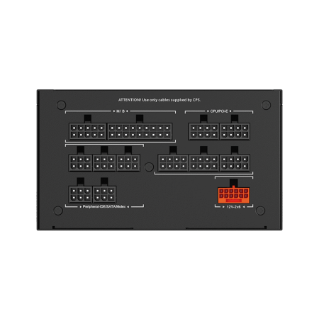 Блок питания ПК/ PCCooler, 1200W 80+ Gold (ATX, 3.1, , Full modular, 1x24(20+4)pin 610mm, 2xCPU 8(4+4)pin 700mm,  2xPCIe*2 8(6+2)pin 750mm, 1x12V(2x6) 12+4pin 500mm, 2xSATA*3+MOLEX4pin*1 450+120+120+150mm , Active, 135x135mm, 160x150x86mm, APFC, OVP,UVP,O