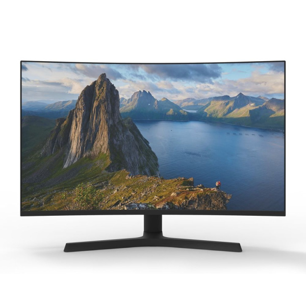 Монитор Aiwa MD270G-Y 27" Black (VA, 1920x1080, HDMI+HDMI+DP, 1 ms, 178°/178°, 250 cd/m, 4000:1, MM, 165Hz Curved, внешн. БП)