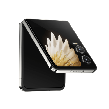 AE11 PHANTOM V Flip2 5G 256+8 Grey, Disp1 6,9", 20:9, 2640x1080 Mp, Disp2 1,32", 466x466 Mp, 3.0GHz, 8 Core, 8GB RAM, 256GB, 64Мп+13Мп/32Мп, 2Sim, LTE, 4G, 5G, BT v5.3, WiFi, NFC, GPS/Glonass/Beidou/Glonass/IRNSS, Type-C, 1210mAh+2790mAh, Android 13, 196g