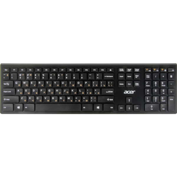 Клавиатура/ Клавиатура беспроводная Acer OKR020 Wireless 2.4G slim Multimedia black