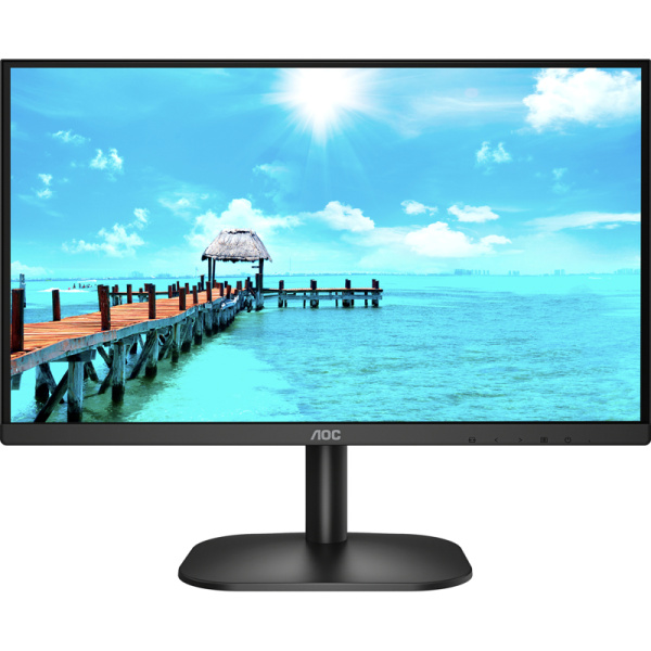 AOC 22B2H/EU 21,5'', 1920x1080, VA, 75Hz, 20M:1, 250cd, 4ms, VGA, HDMI 1.4, Flicker Free, Low Blue Light, VESA, 3Y, Black