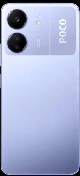 POCO C65 Purple (2310FPCA4G), 17, 13 см (6.74") 20:9 1612 x 720 пикселей, 2x2.0 ГГц Cortex-A75 + 6x1.8 ГГц Cortex-A55, 8 Core, 6 GB, 128 GB, 1 ТБ, 50 МП + 2 МП + QVGA/8Mpix, 2 Sim, 2G, 3G, LTE, 5.3, WiFi 802.11 a/b/g/n/ac/ax, NFC, A-GPS, GALILEO, BEIDOU,