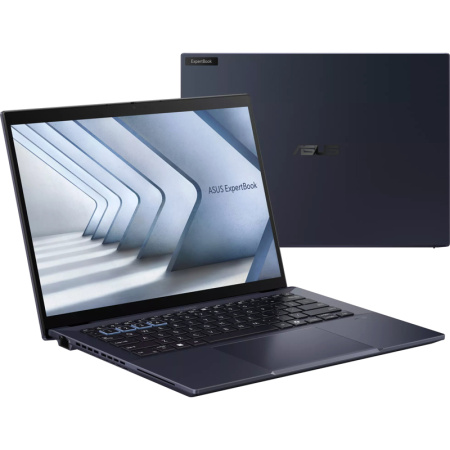 Ноутбук/ ASUS B5404CMA-QN0396 14"(2560x1600 (матовый) WVA)/Intel Core Ultra 5 125U(1.3Ghz)/16384Mb/512PCISSDGb/noDVD/Int:shared/Cam/BT/WiFi/63WHr/war 1y/1.34kg/Star Black/DOS + магн-алюм корп