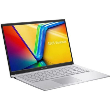 Ноутбук/ ASUS X1504VA-BQ895 15.6"(1920x1080 (матовый) IPS)/Intel Core 5 120U(1.4Ghz)/16384Mb/512PCISSDGb/noDVD/Int:Shared/Cam/BT/WiFi/42WHr/war 1y/1.7kg/Cool Silver/DOS