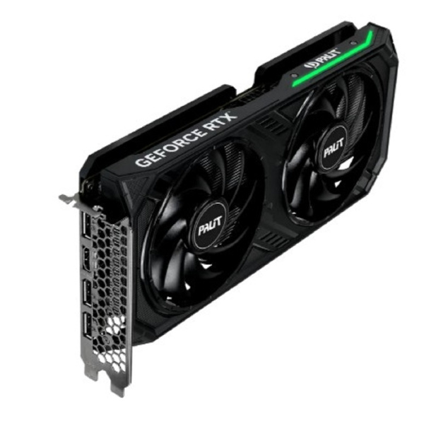Видеокарта Palit PCI-E 4.0 RTX4060 DUAL NVIDIA GeForce RTX 4060 8Gb 128bit GDDR6 1830/17000 HDMIx1 DPx3 HDCP Ret