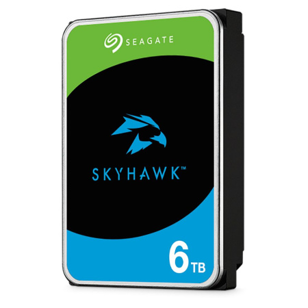 Жесткий диск Seagate 3.5" 6TB Seagate SkyHawk Surveillance HDD ST6000VX009  SATA 6Gb/s, 5400rpm, 256MB, 24x7, Bulk {20} (004619)