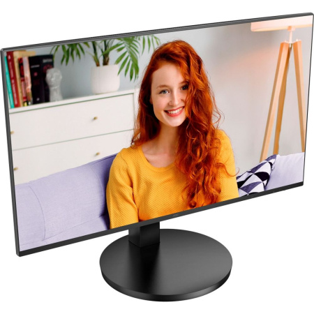 Монитор 23.8" AOC 24B3CF2  Black  (1920x1080, WLED, 16:9, IPS, 250 cd, 1300:1, 20M:1, 4ms, 178°/178°, HDMI, 2xUSB3.2, USB-C65W(DP Alt), 100Hz, Tilt, HAS, VESA, Внутр, Black, 3y)
