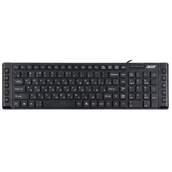 Клавиатура/ Клавиатура Acer OKW010 USB slim Multimedia black